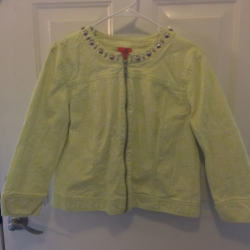 Hearts of Palm zipper blazer
